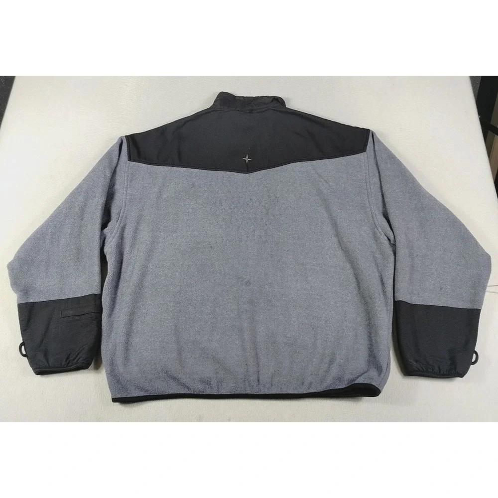 Colorado Clothing Jacket Mens XL Gray Fleece Full Zip Executive AirShare Logo